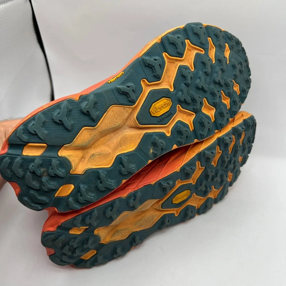 Hoka Speedgoat 5 Womens Trail Running Shoes Blue Coral Hiking outdoor lace